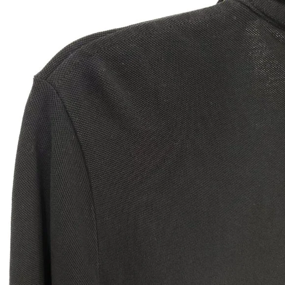 Men's Burberry Brit 100% Cotton Long Sleeve Polo S Black - Picture 9 of 16